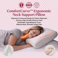 ComfortCurve™ Ergonomic Neck Support Pillow